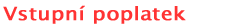 Vstupní poplatek